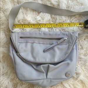 Lululemon Athletica Light Gray Crossbody Bag